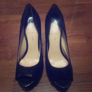 Gianni Bini Bling Open Toe Platform Heels